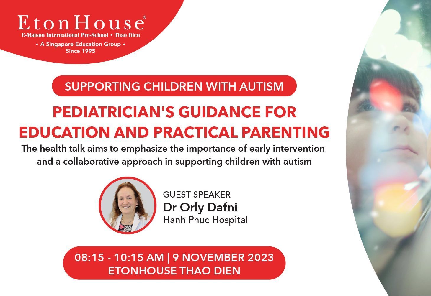 Seminar SUPPORTING CHILDREN WITH AUTISM: PEDIATRICIAN’S GUIDANCE FOR EDUCATION AND PRACTICAL PARENTING