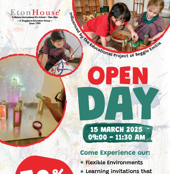 Ngày hội Mở cửa EtonHouse 15 tháng 3 năm 2025